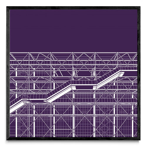 CENTRO POMPIDOU - Cuadrado N