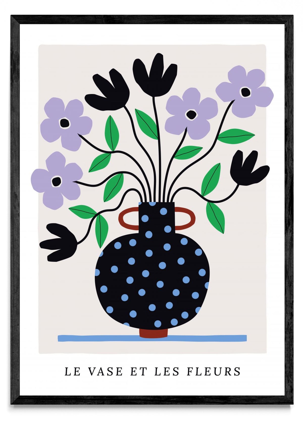 LE VASE VIOLET - Retrato N