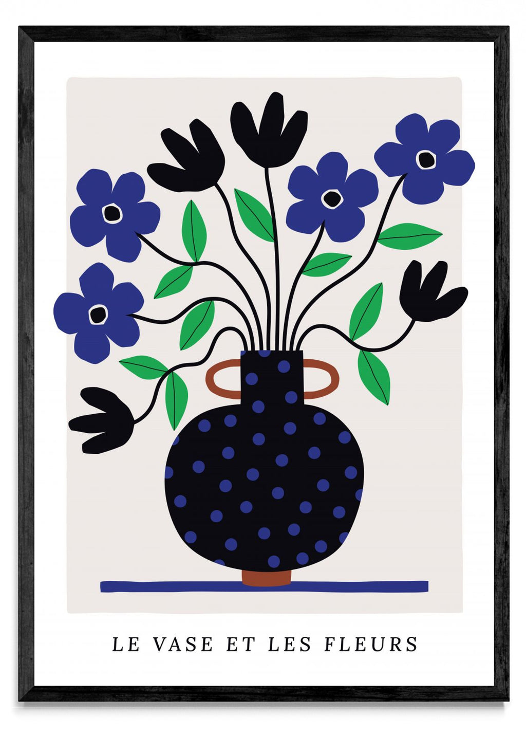 LE VASE BLEU - Retrato N