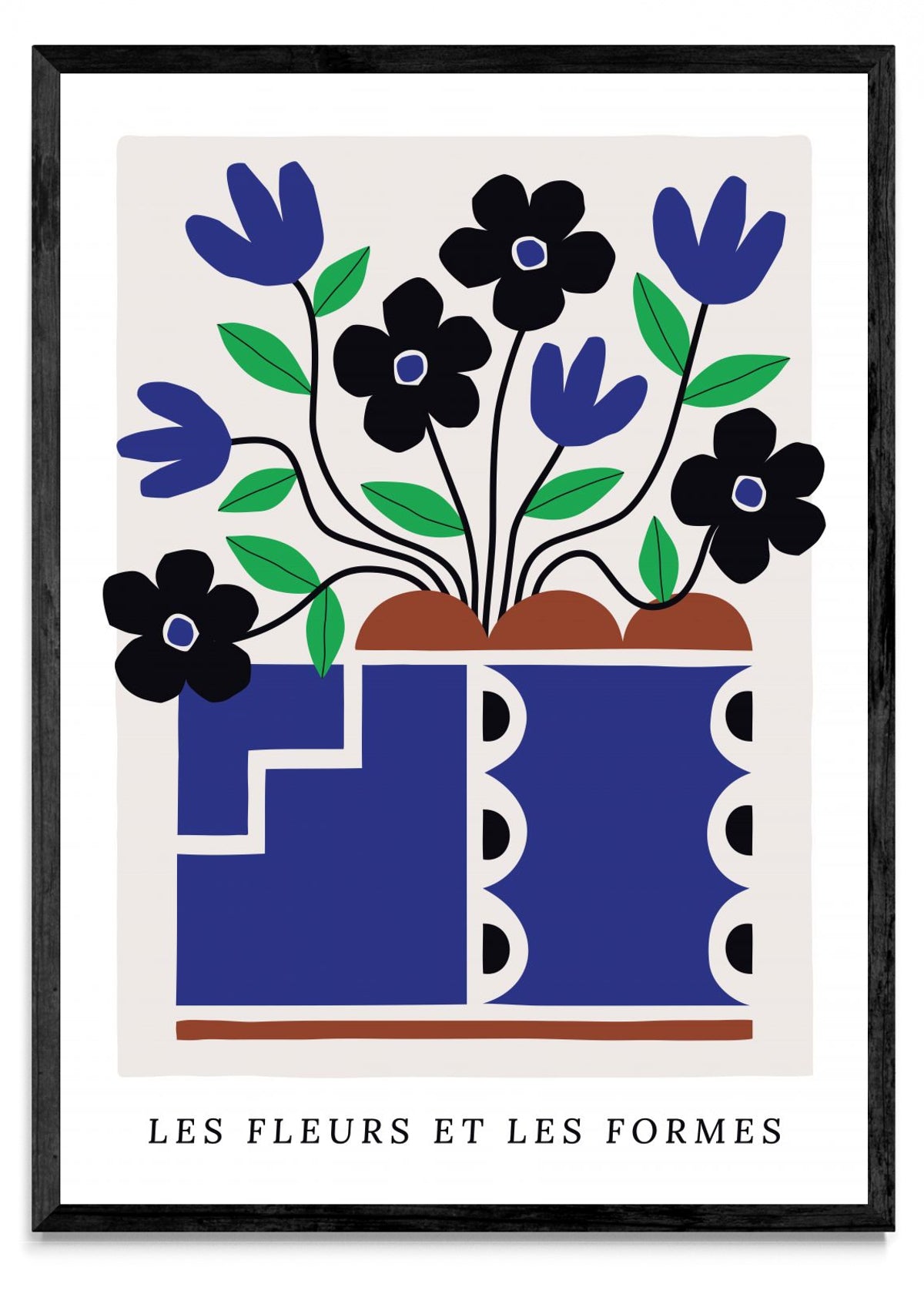 LE FORMES BLEU - Retrato N