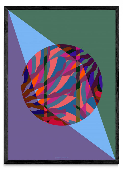 Abstract Round Retro - Retrato N