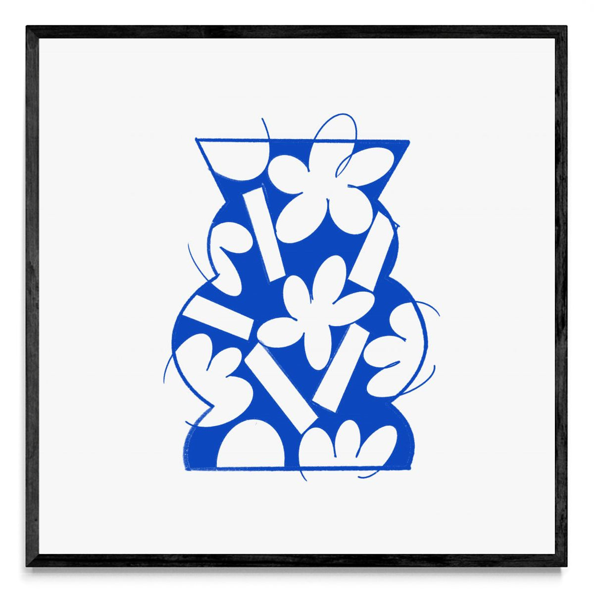 Vase Blue - Cuadrado N