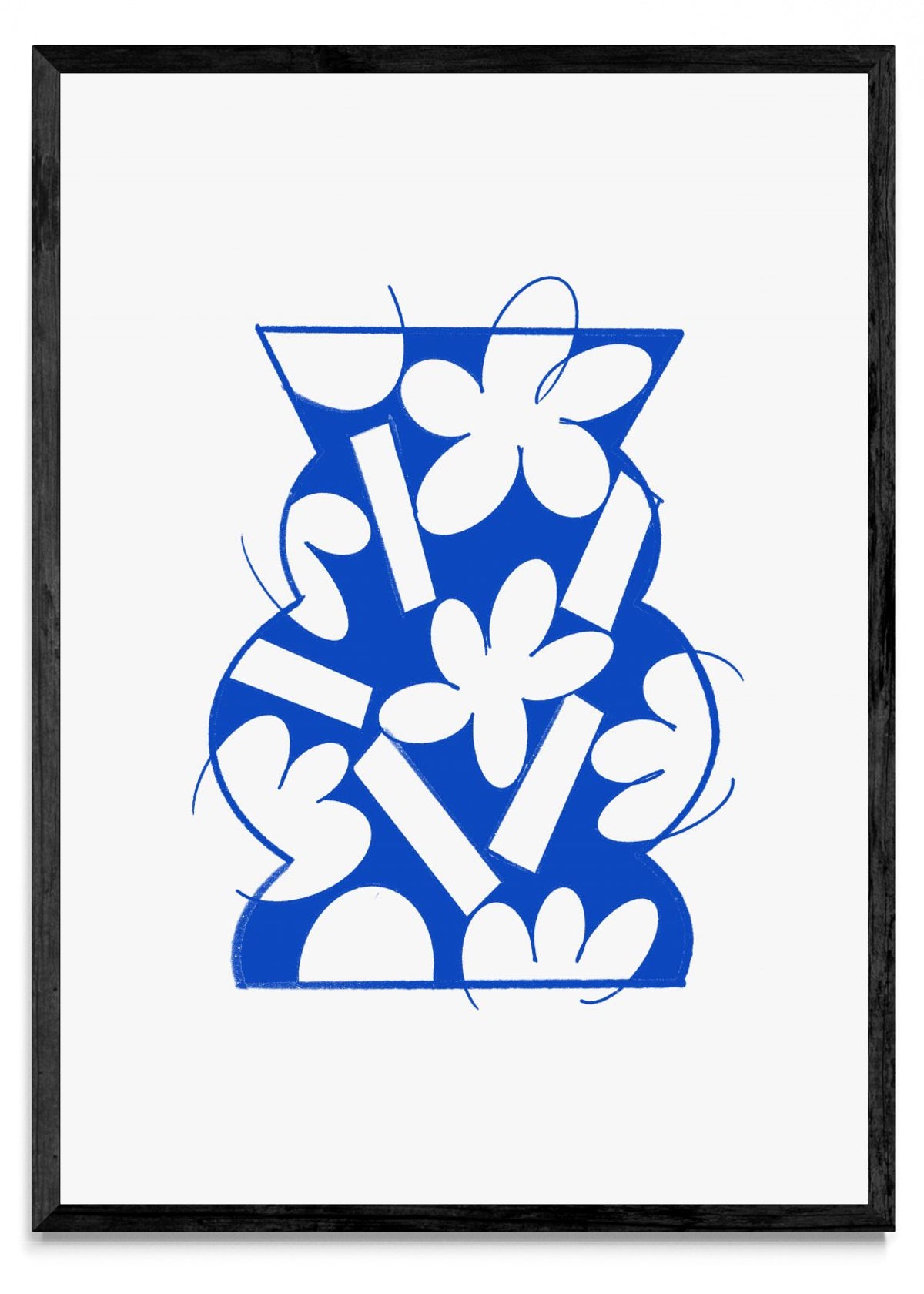 Vase Blue - Retrato N
