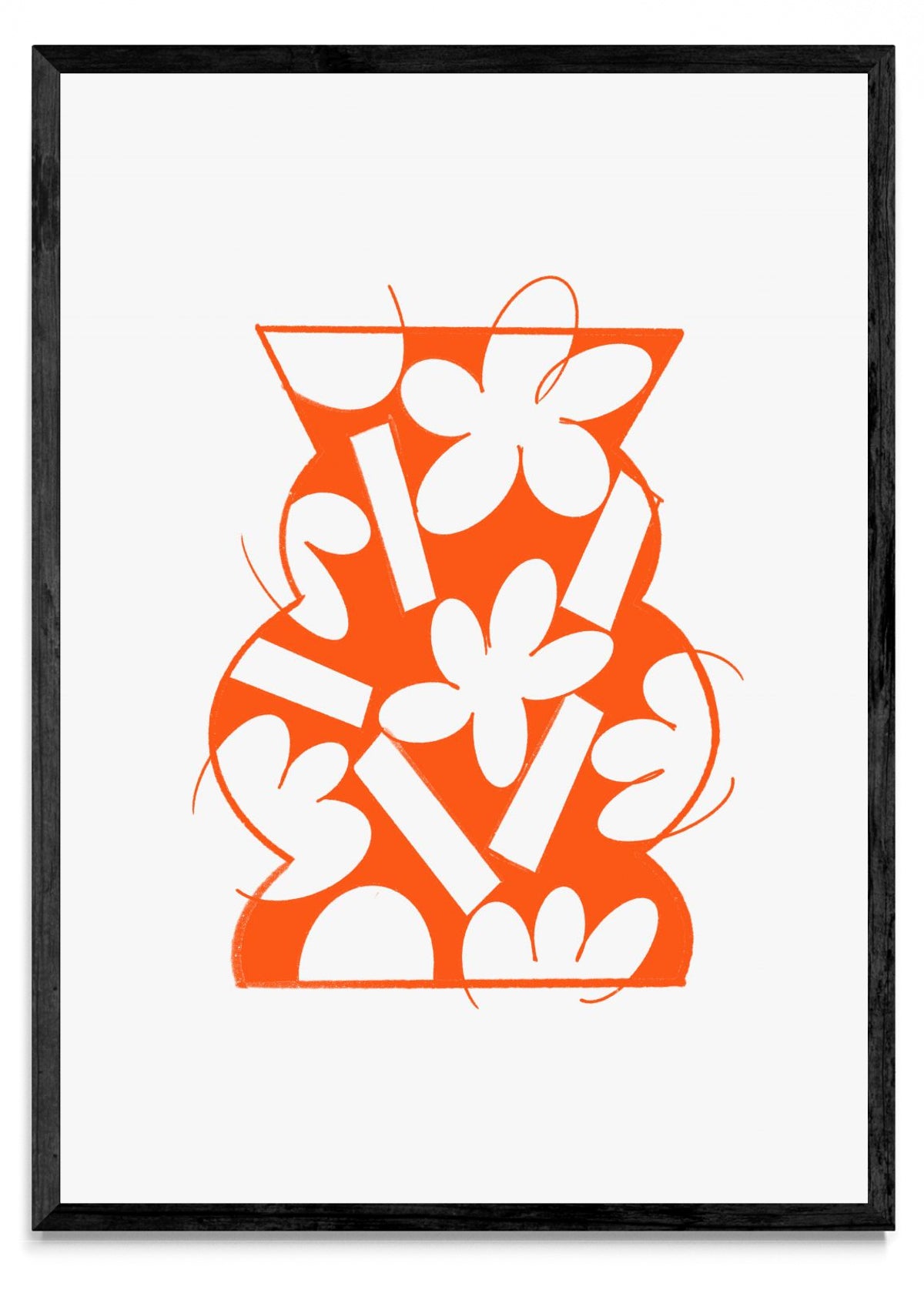 Vase Orange - Retrato N