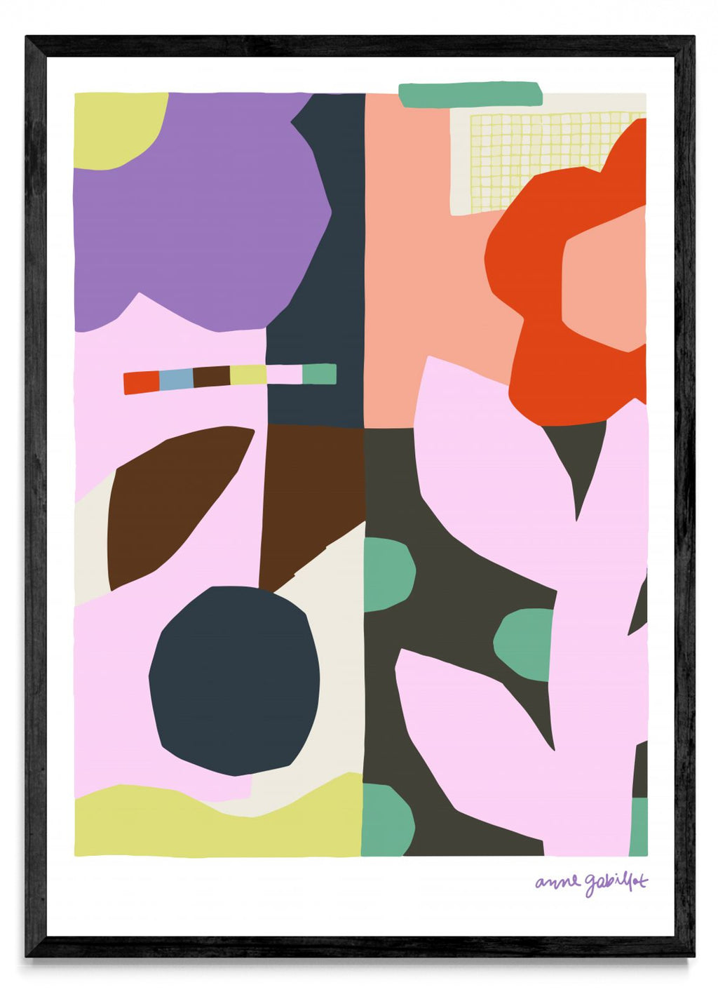Collage de flores I - Retrato N