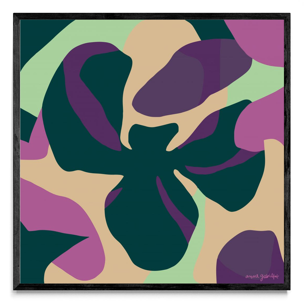 Orquídeas II - Cuadrado N