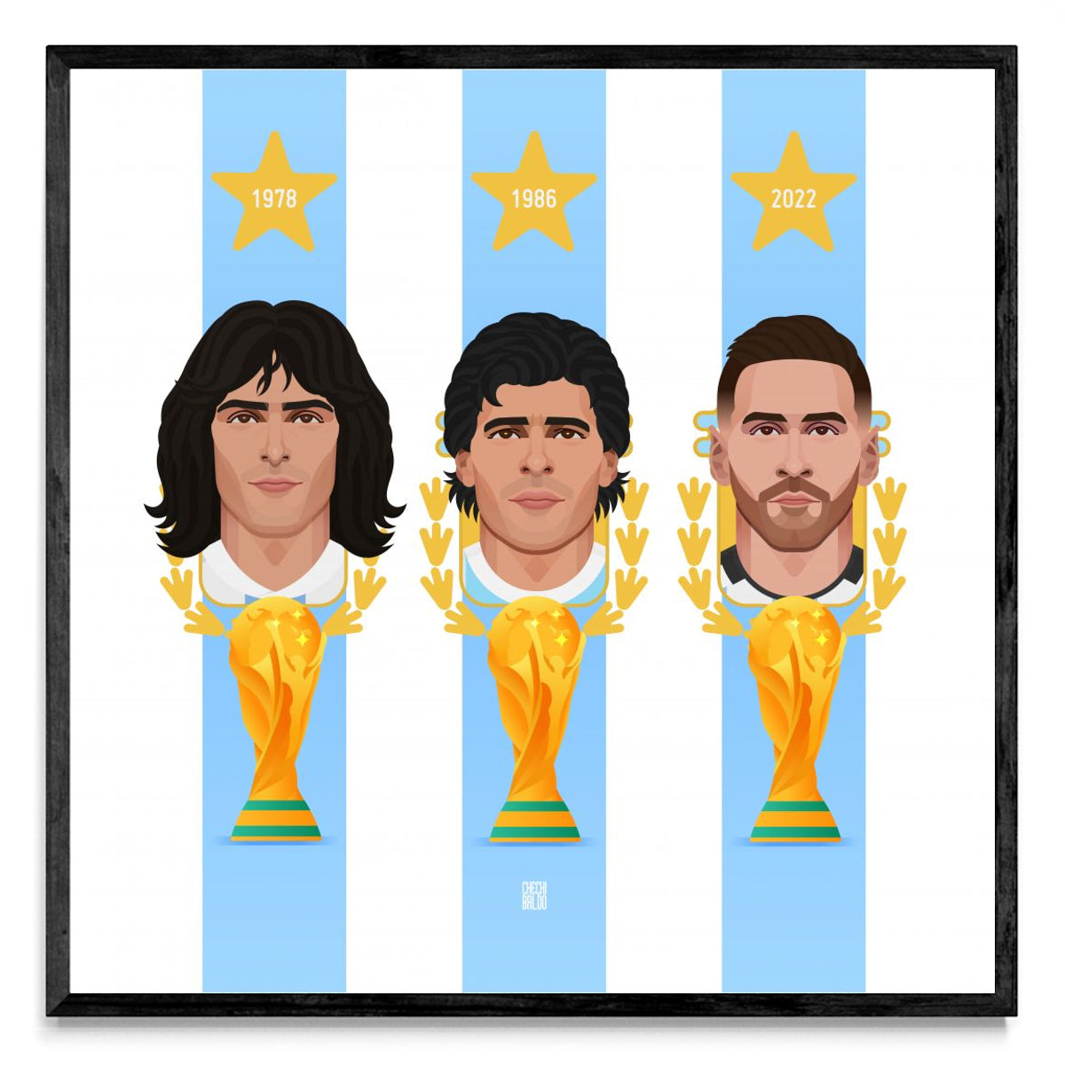 3 Estrellas - Cuadrado N