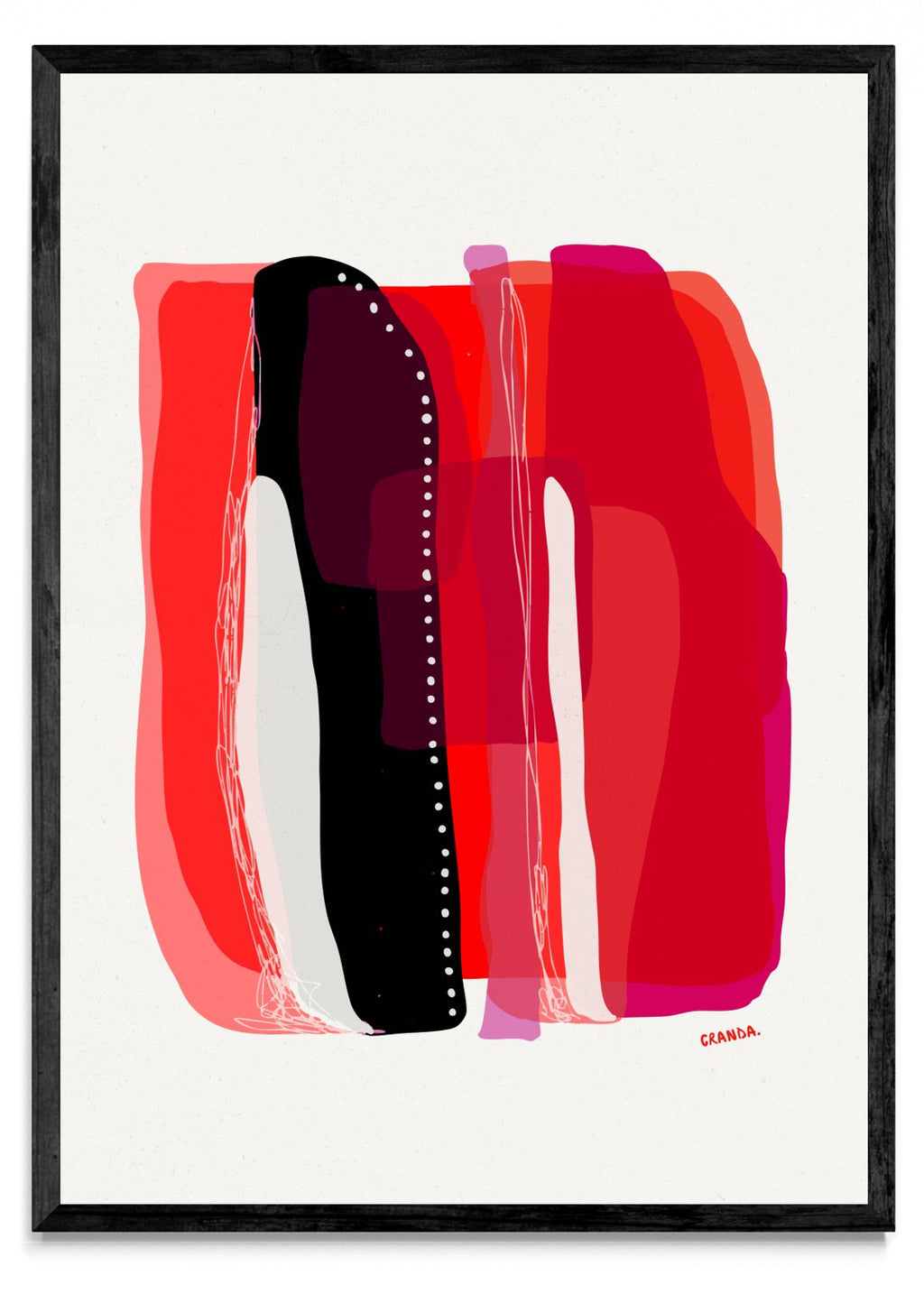 Stripes Rouge - Retrato N