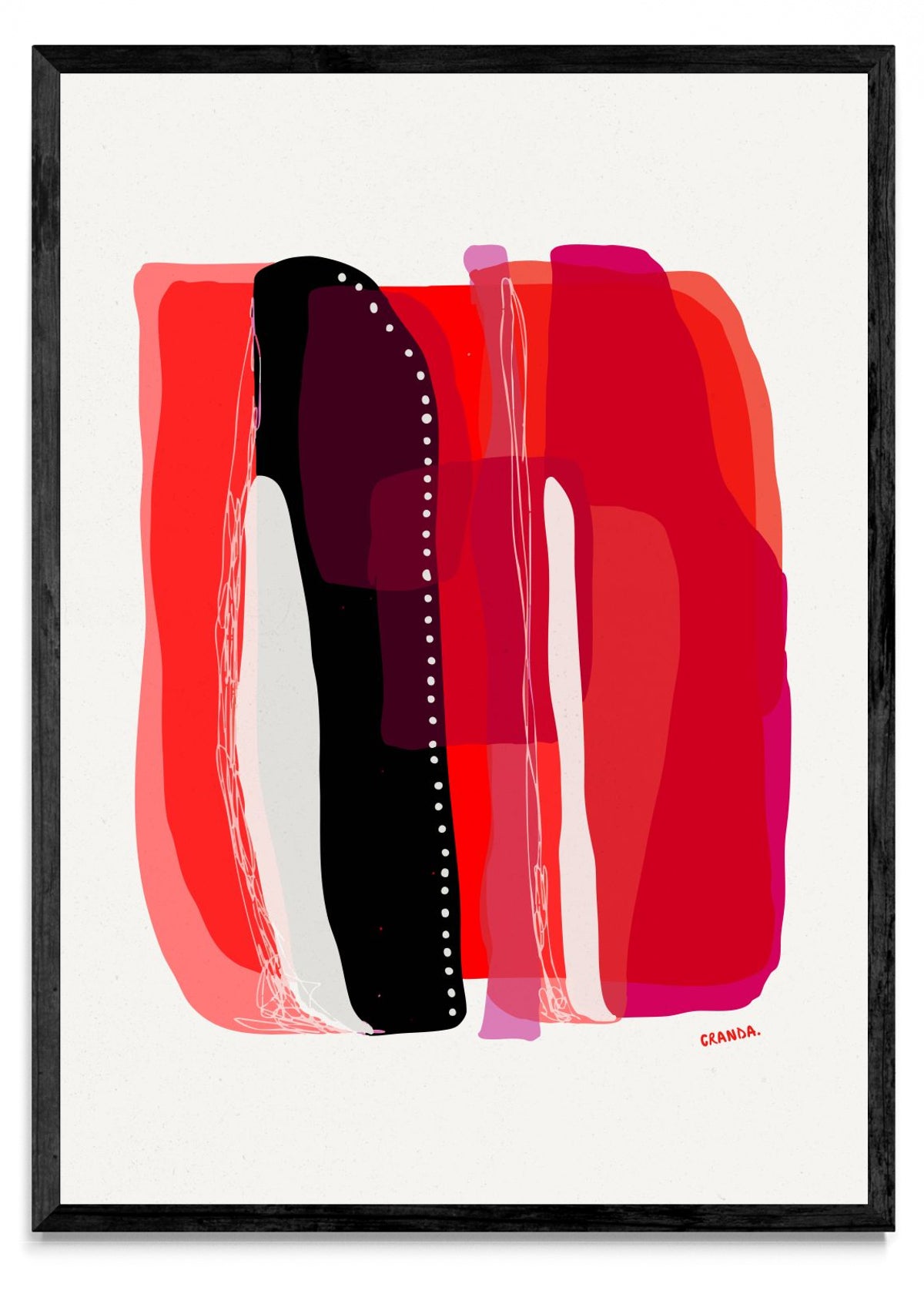 Stripes Rouge - Retrato N