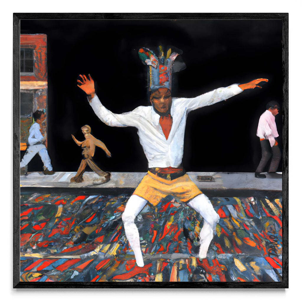 A paso de hombre - Cuadrado N