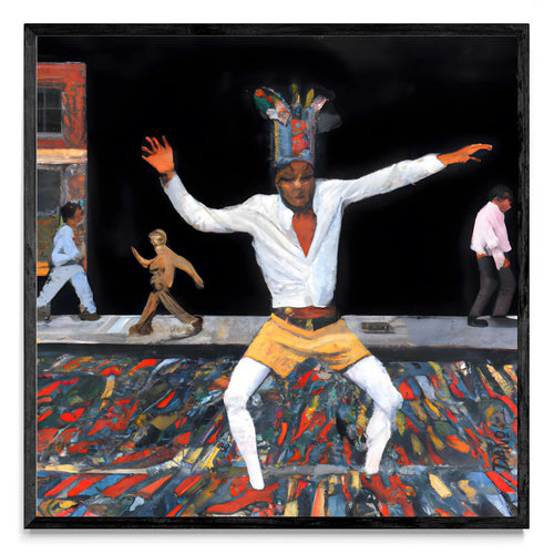 A paso de hombre - Cuadrado N