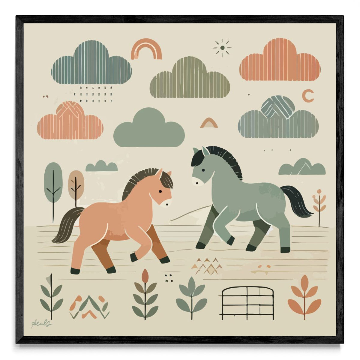 Paseo de Caballos - Cuadrado N