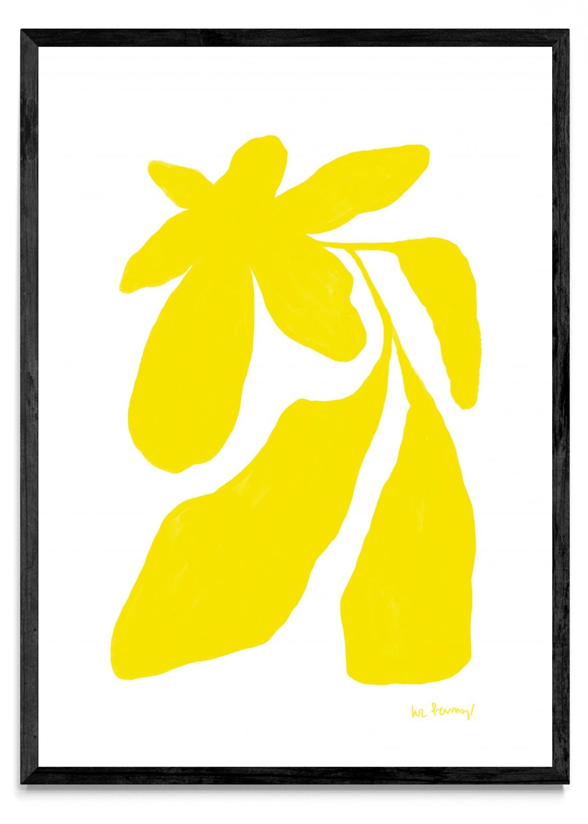 Flor amarilla 2 - Retrato N