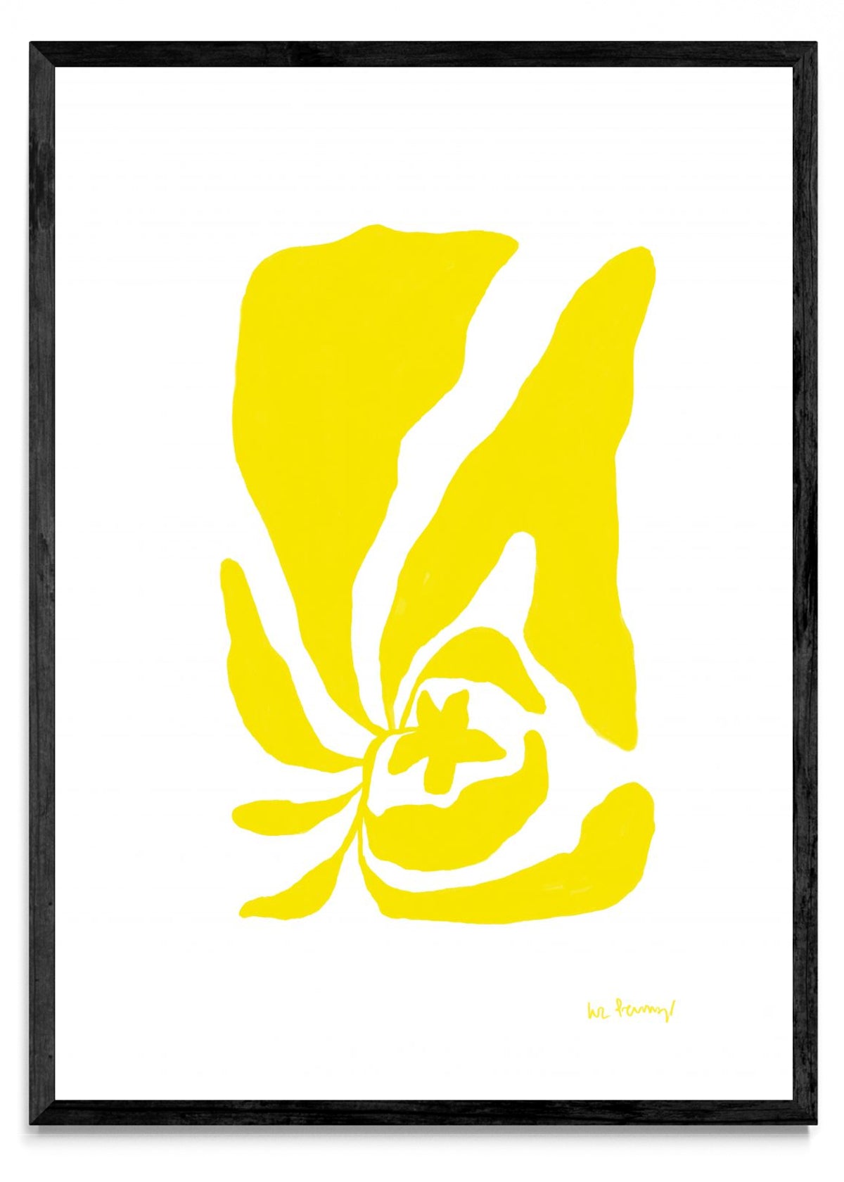 Flor amarilla 3 - Retrato N