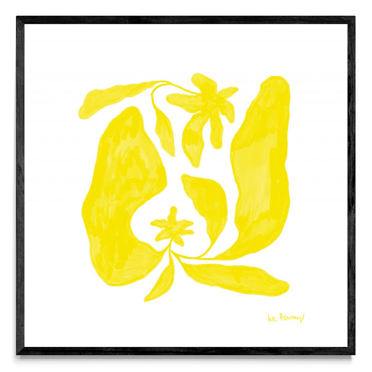 Flor amarilla 5 - Cuadrado N