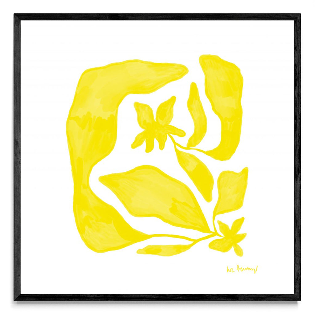 Flor amarilla 6 - Cuadrado N