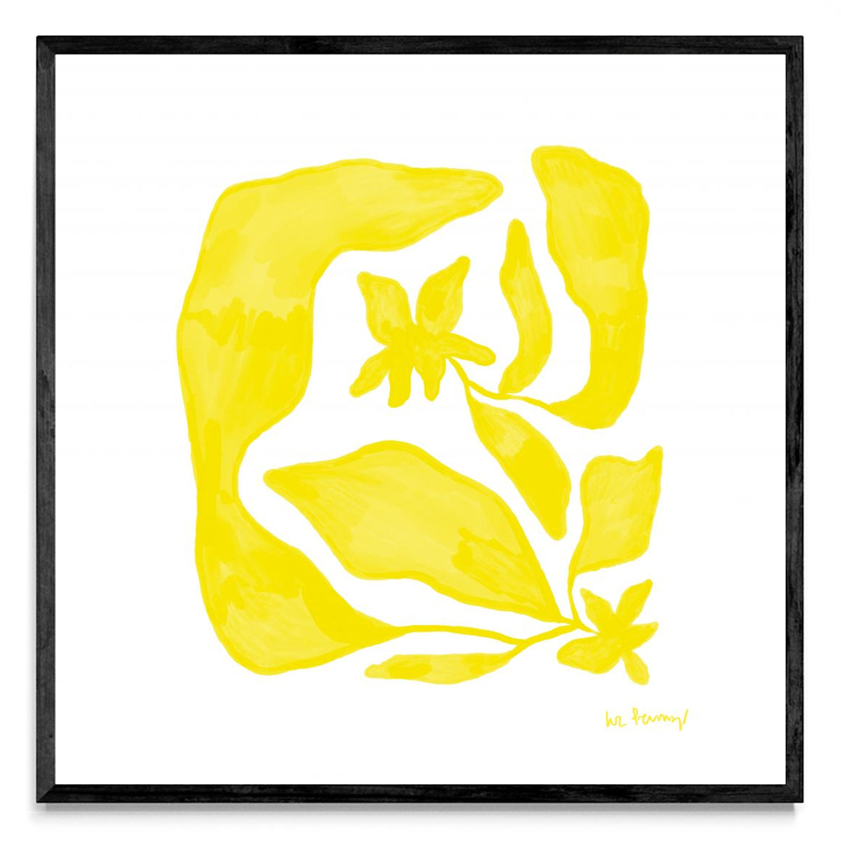 Flor amarilla 6 - Cuadrado N
