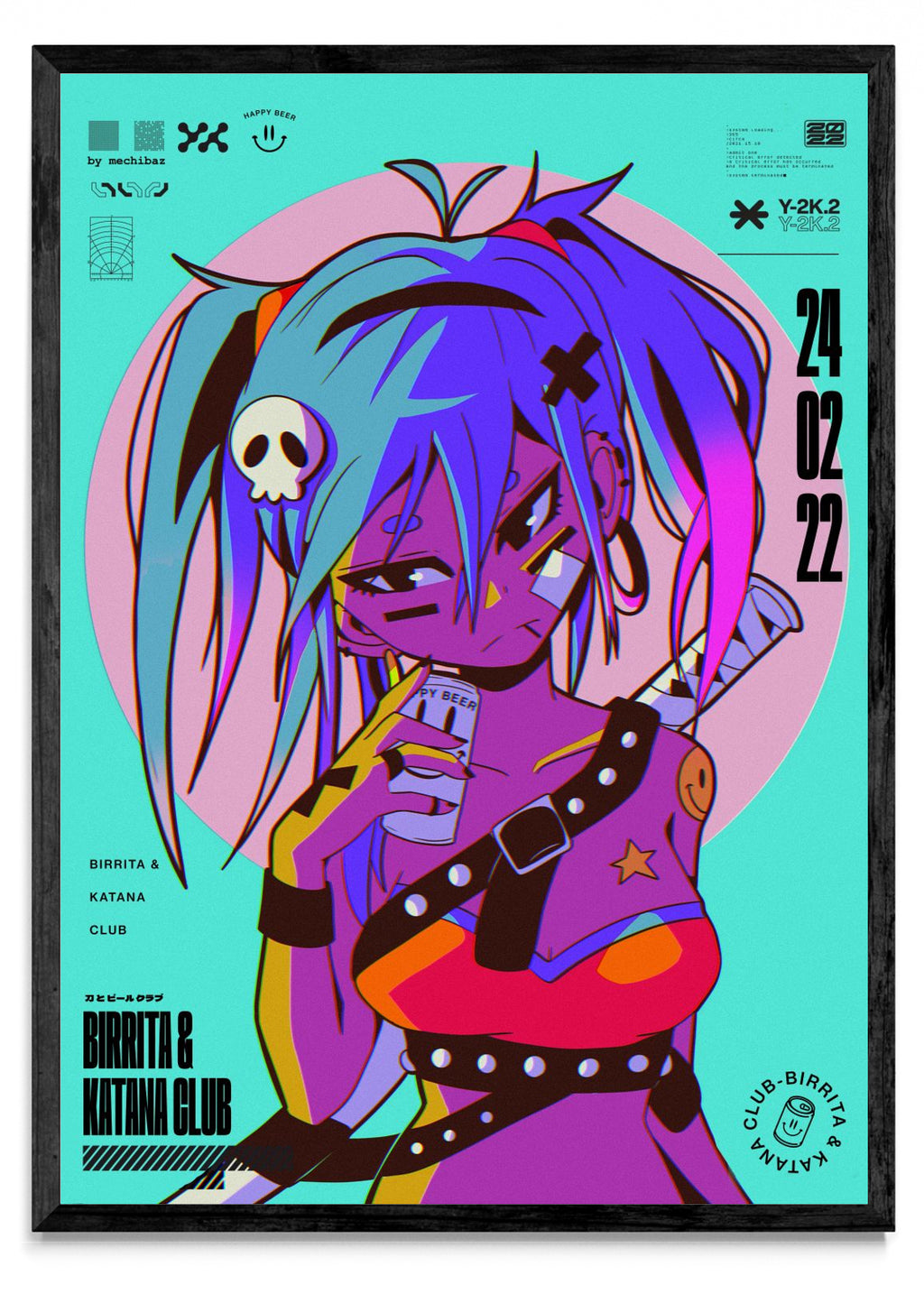 Birrita & Katana Club v2 - Retrato N