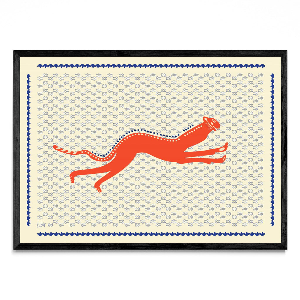 Un cuadrito azul y rojo - Paisaje N