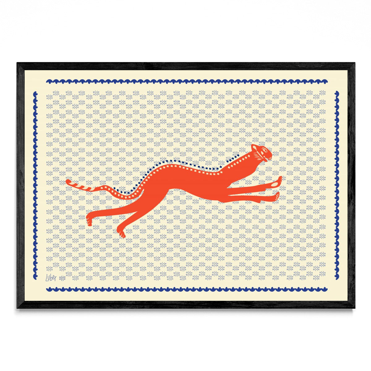 Un cuadrito azul y rojo - Paisaje N