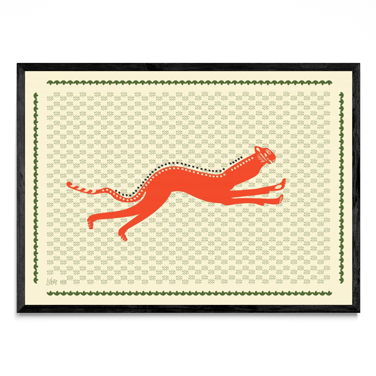 Un cuadrito verde y rojo - Paisaje N