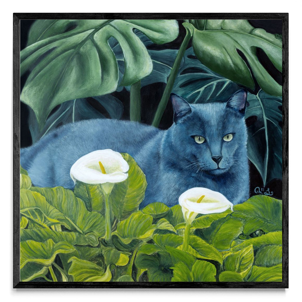El rey en el jardín - Cuadrado N