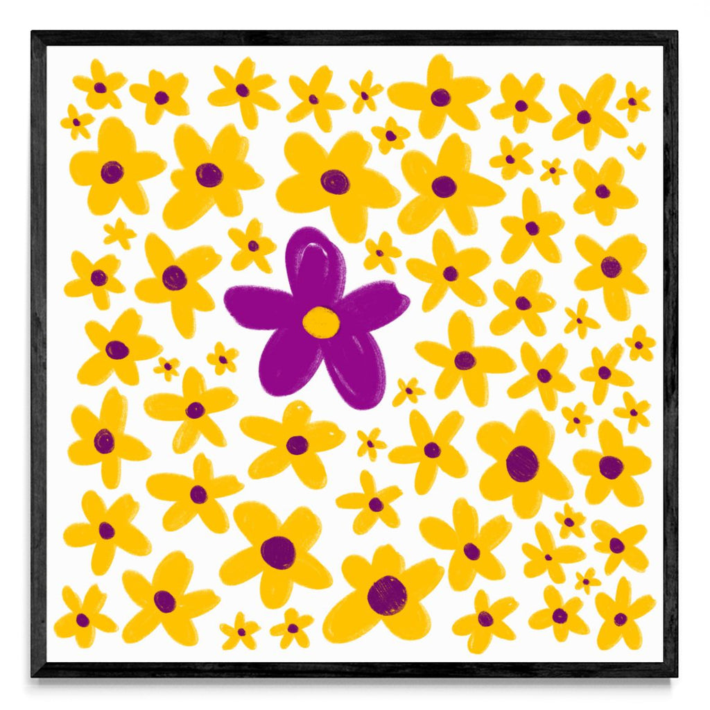 Flores flor florencia. - Cuadrado N