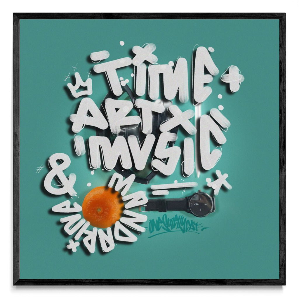 Time Art Music Mandarina - Cuadrado N