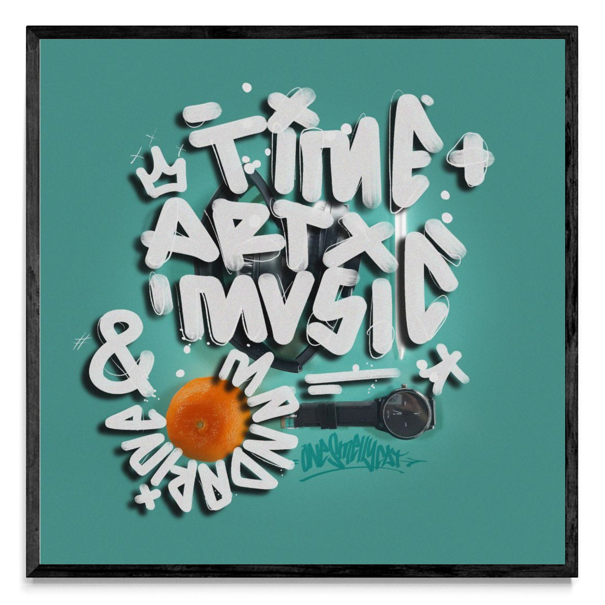 Time Art Music Mandarina - Cuadrado N