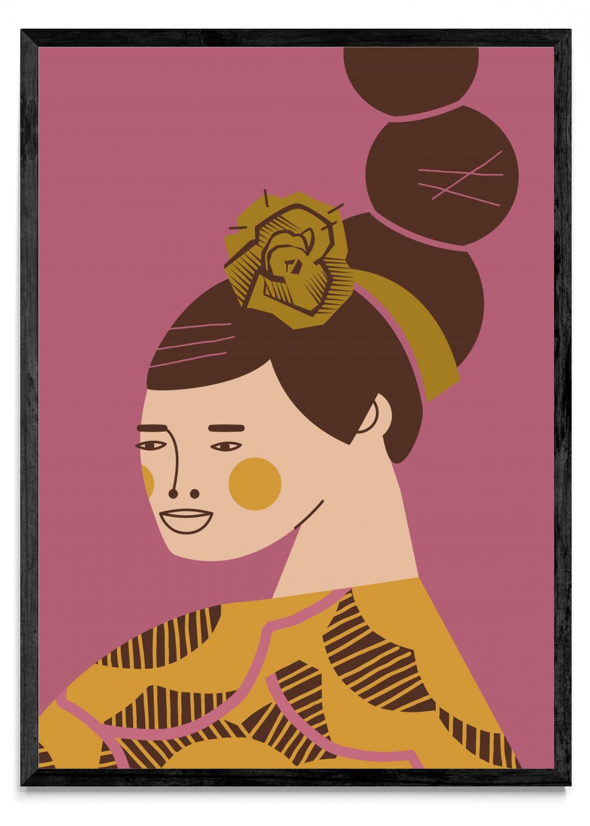 Retrato con vestido Canela - Retrato N