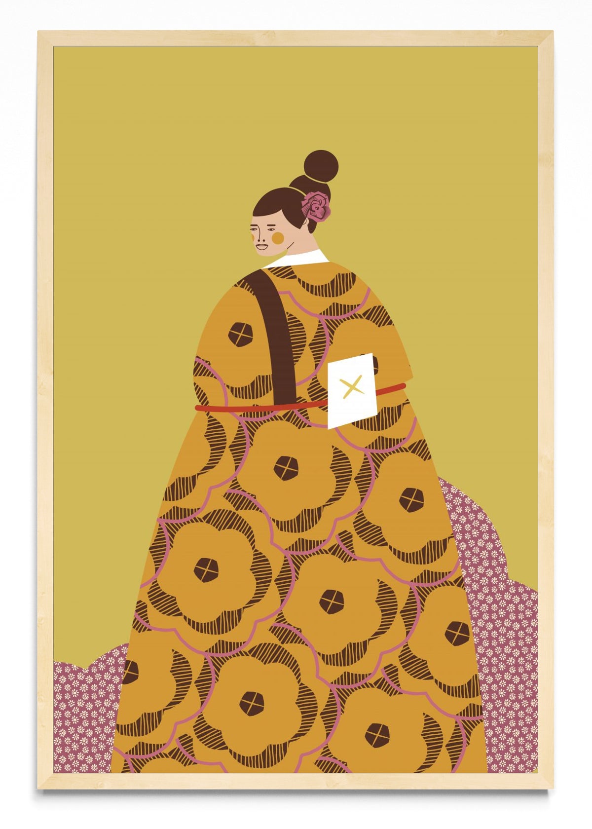 Mujer con Kimono Canela - FotoV MC