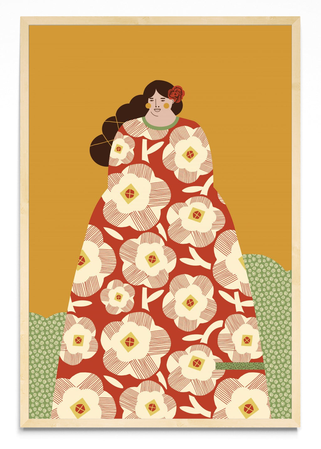 Mujer con Kimono Rojo - FotoV MC