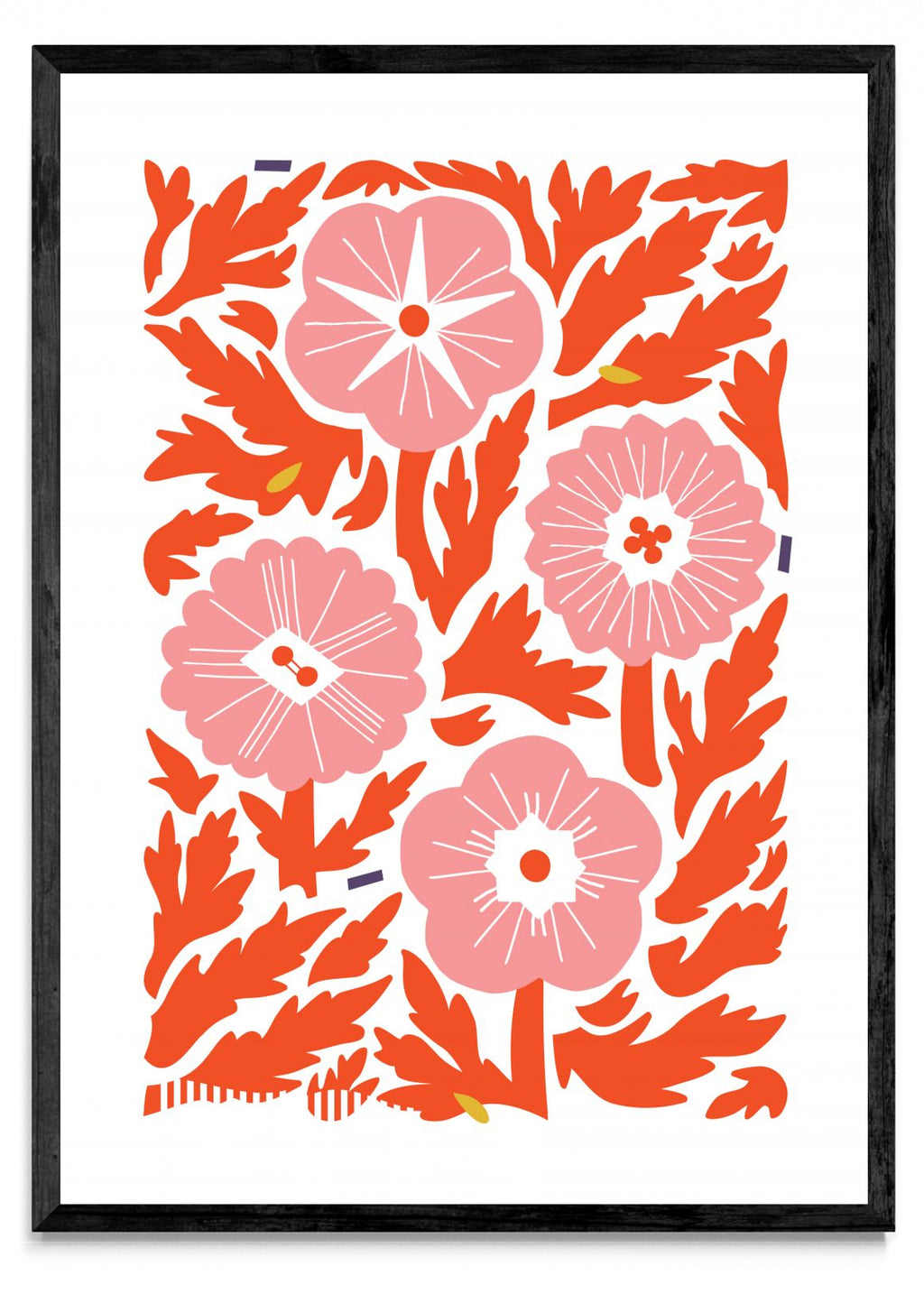 Cuatro Flores - Rosa - Retrato N