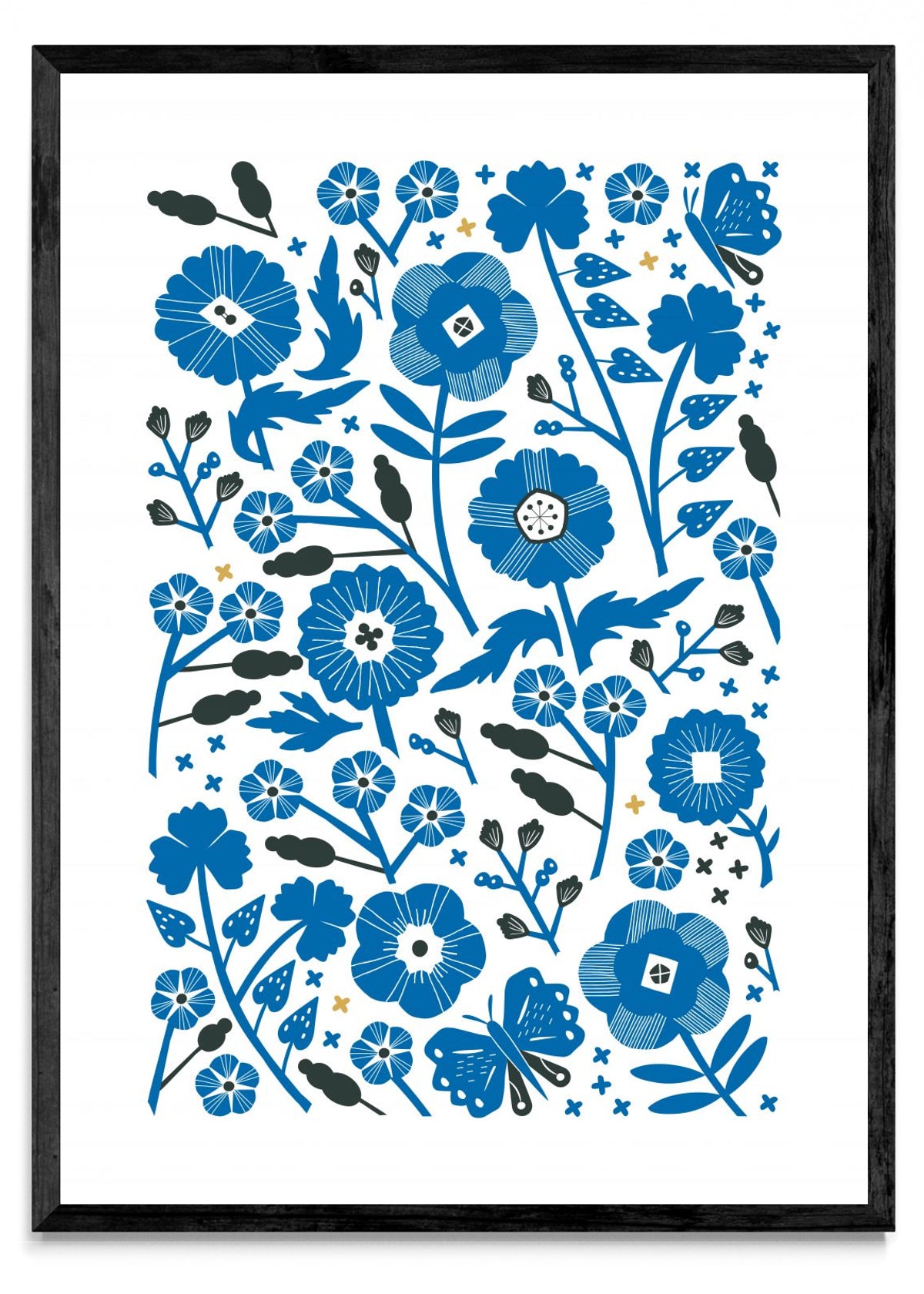 Florecillas del Campo - Azul - Retrato N
