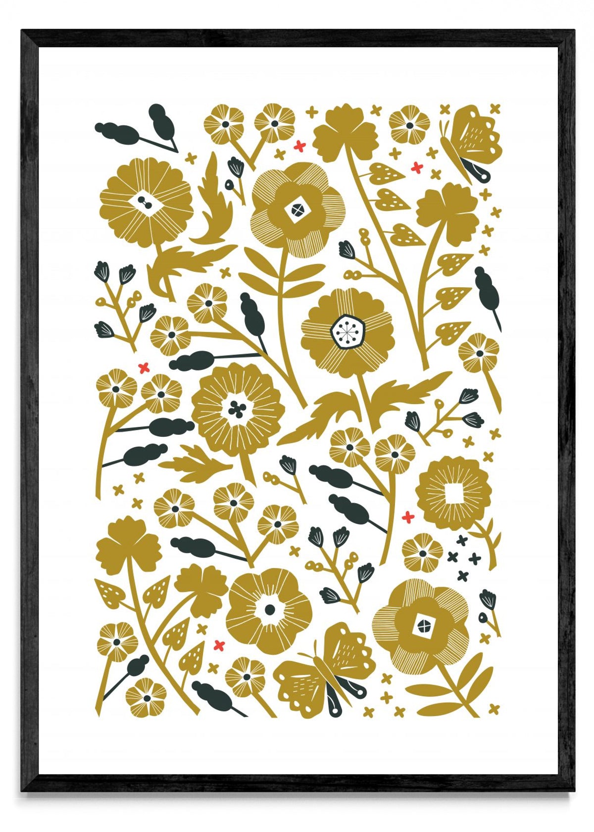 Florecillas del Campo - Oro - Retrato N