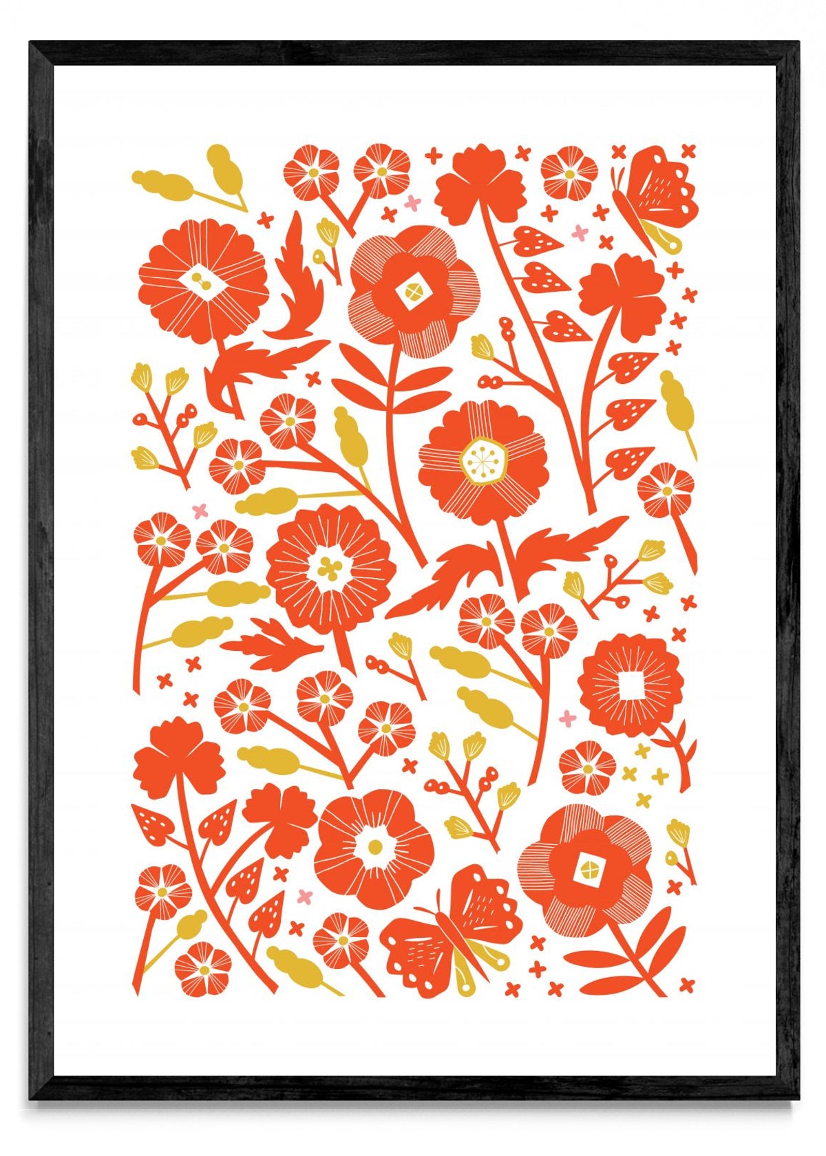 Florecillas del Campo - Rojo - Retrato N