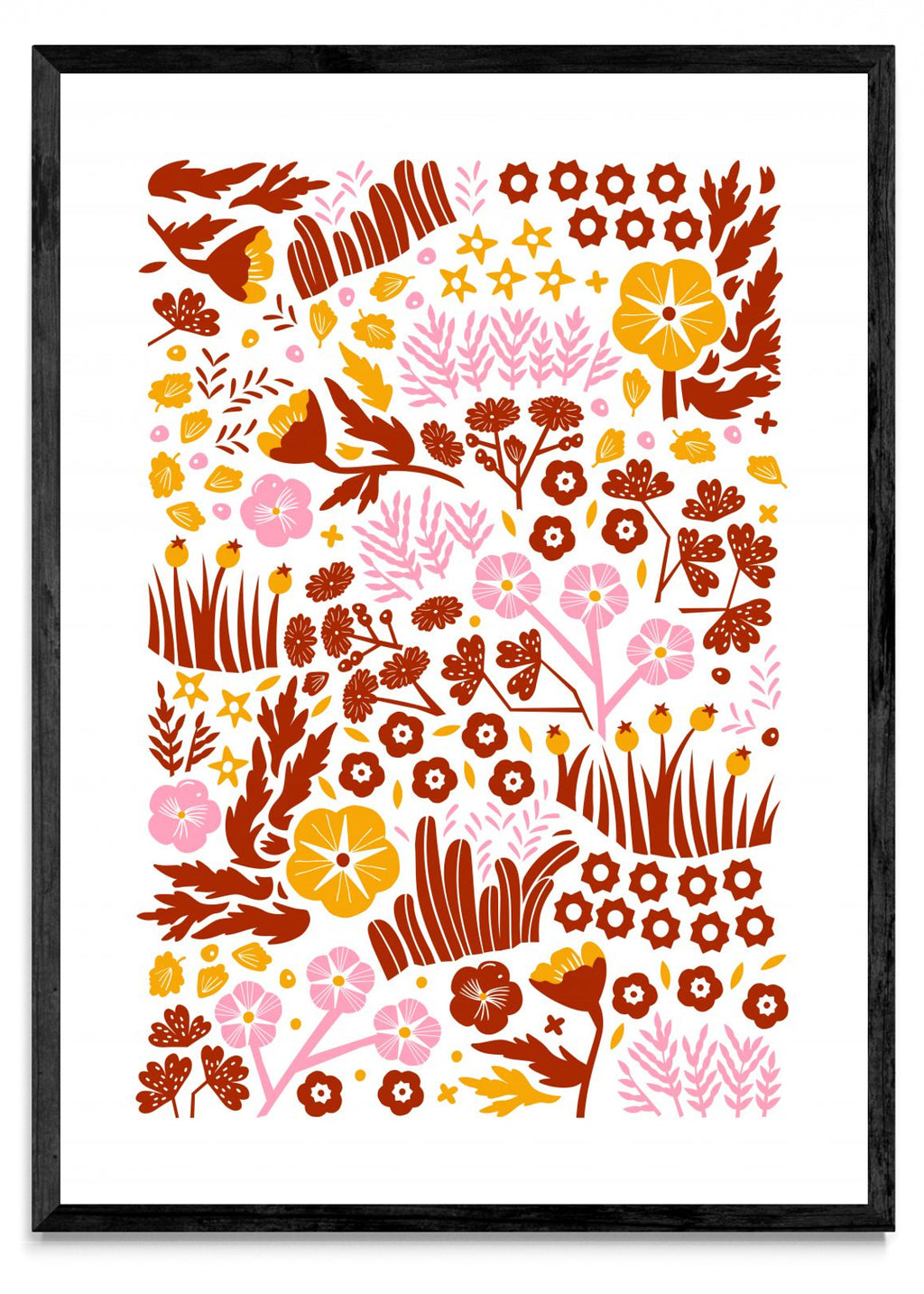Prado - Bordeaux Naranja y Rosa. - Retrato N