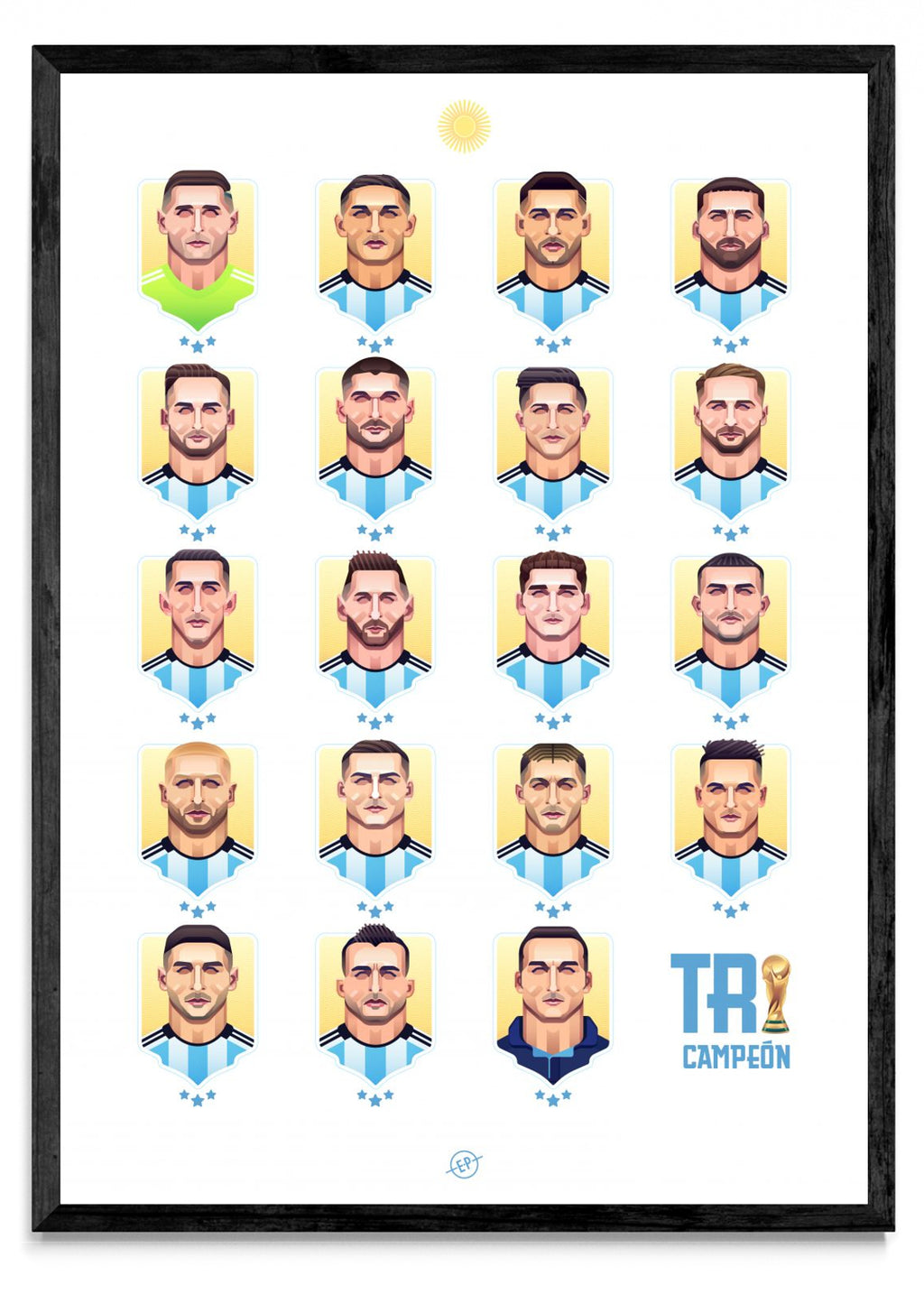 Tricampeón - Retrato N