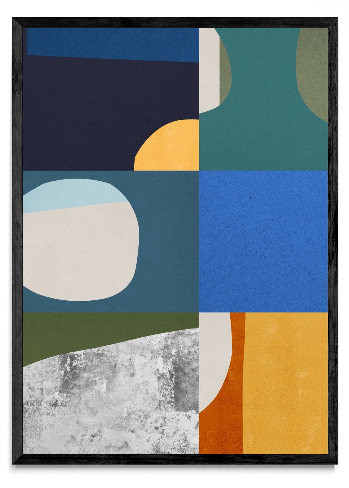 Collage abstracto 2 - Retrato N