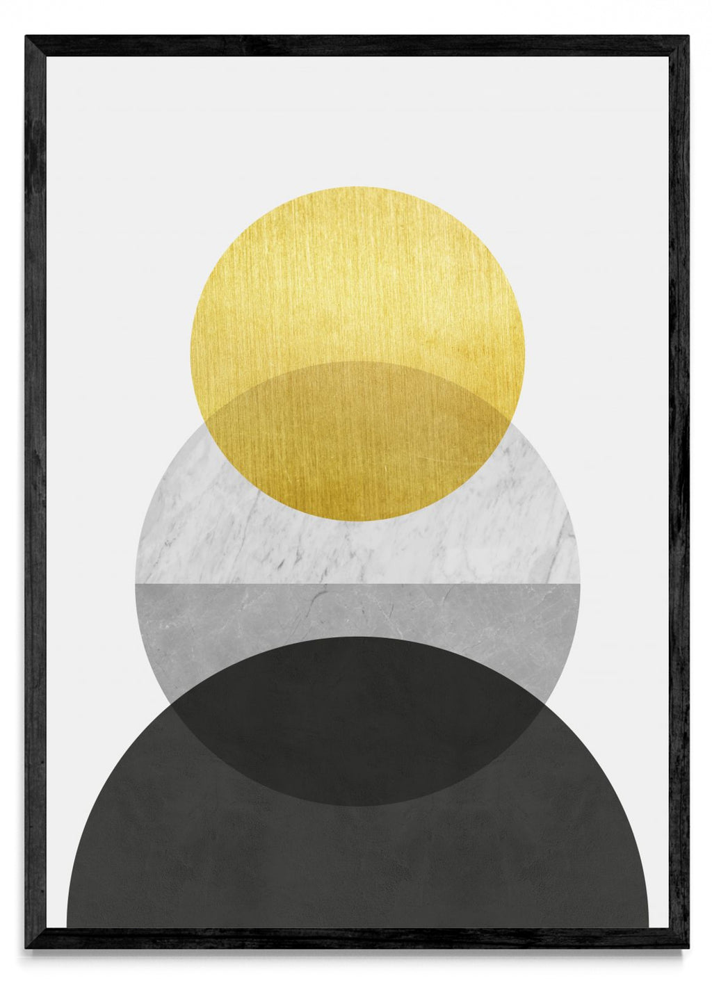 Círculos y semicírculos 3 - Retrato N