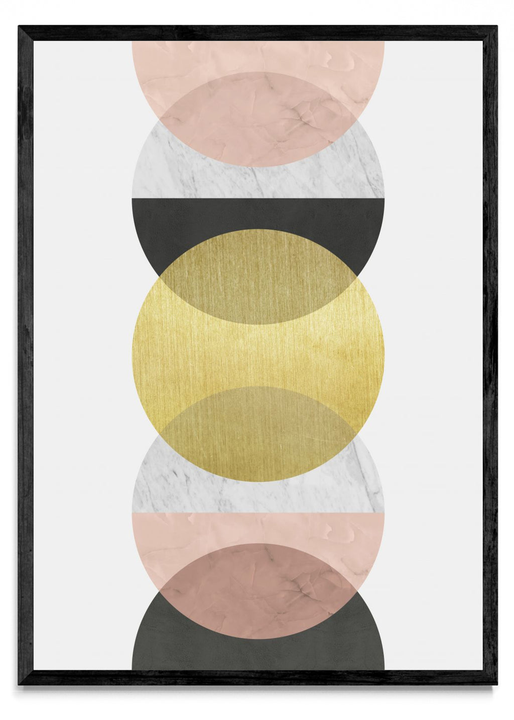 Círculos y semicírculos 4 - Retrato N