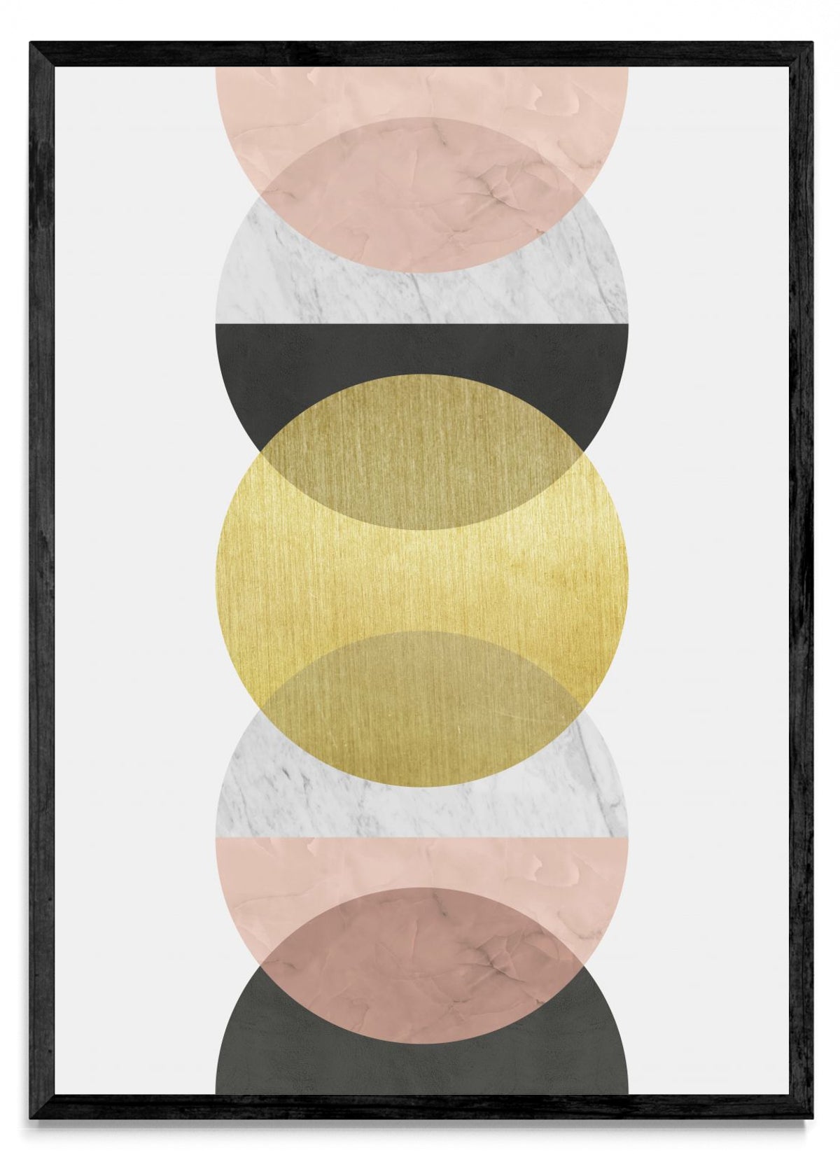 Círculos y semicírculos 4 - Retrato N