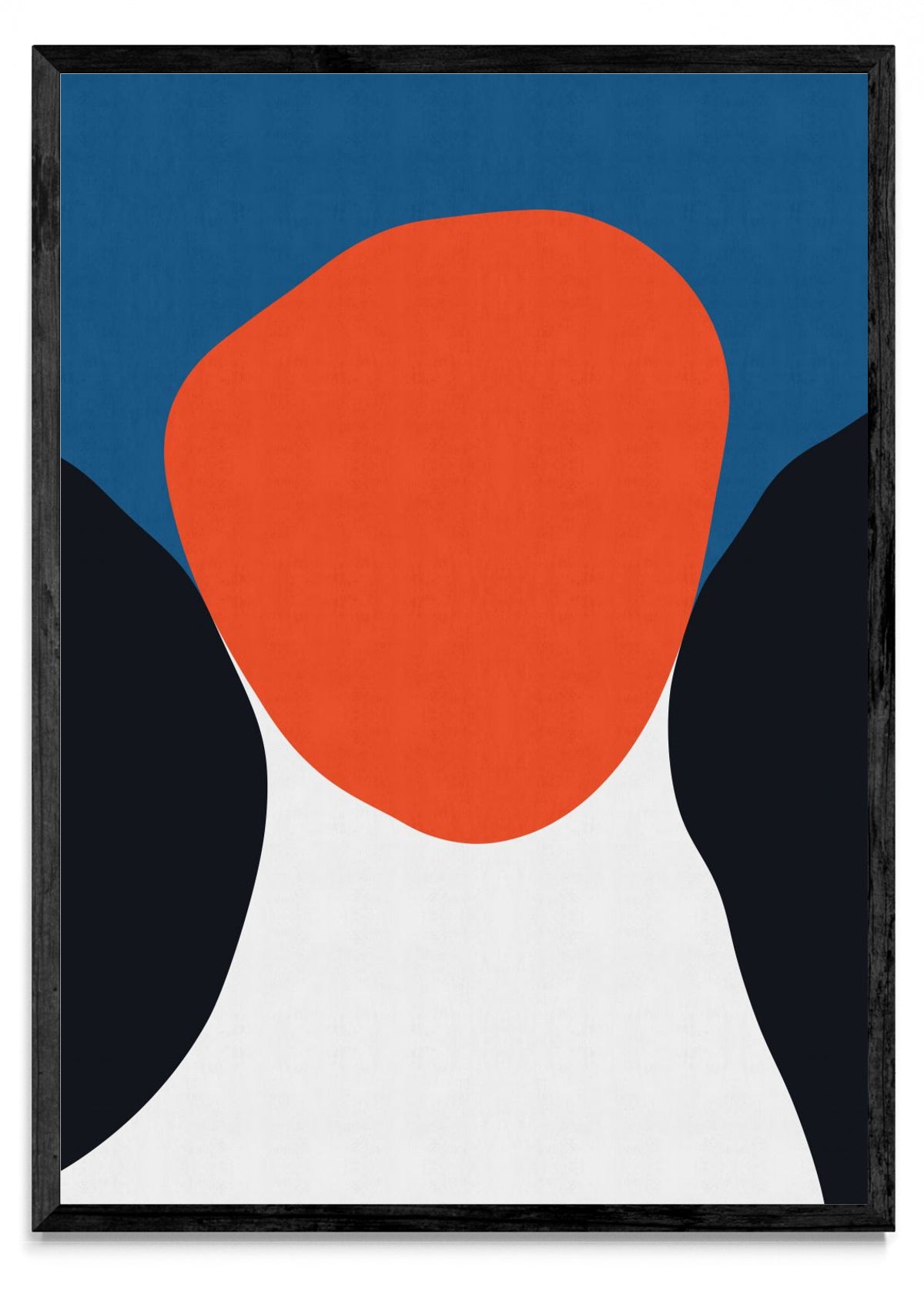 Azul y rojo 4 - Retrato N