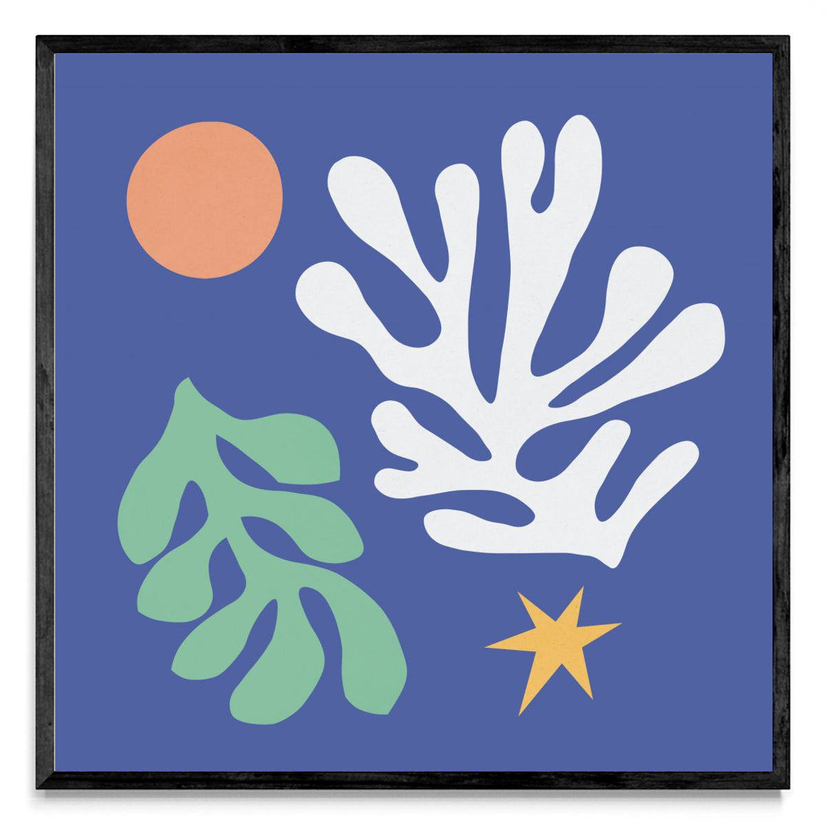 Flores matisse 6 - Cuadrado N