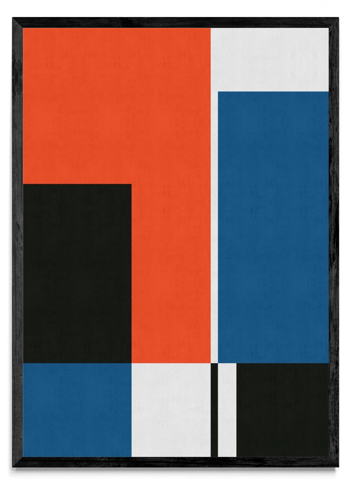Azul y rojo 7 - Retrato N