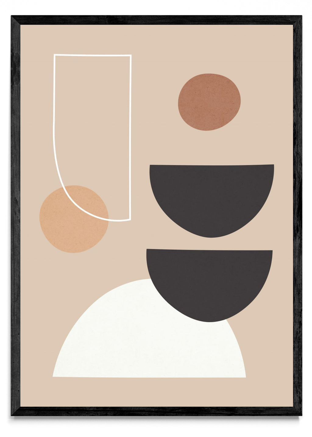 Círculos y semicírculos 12 - Retrato N