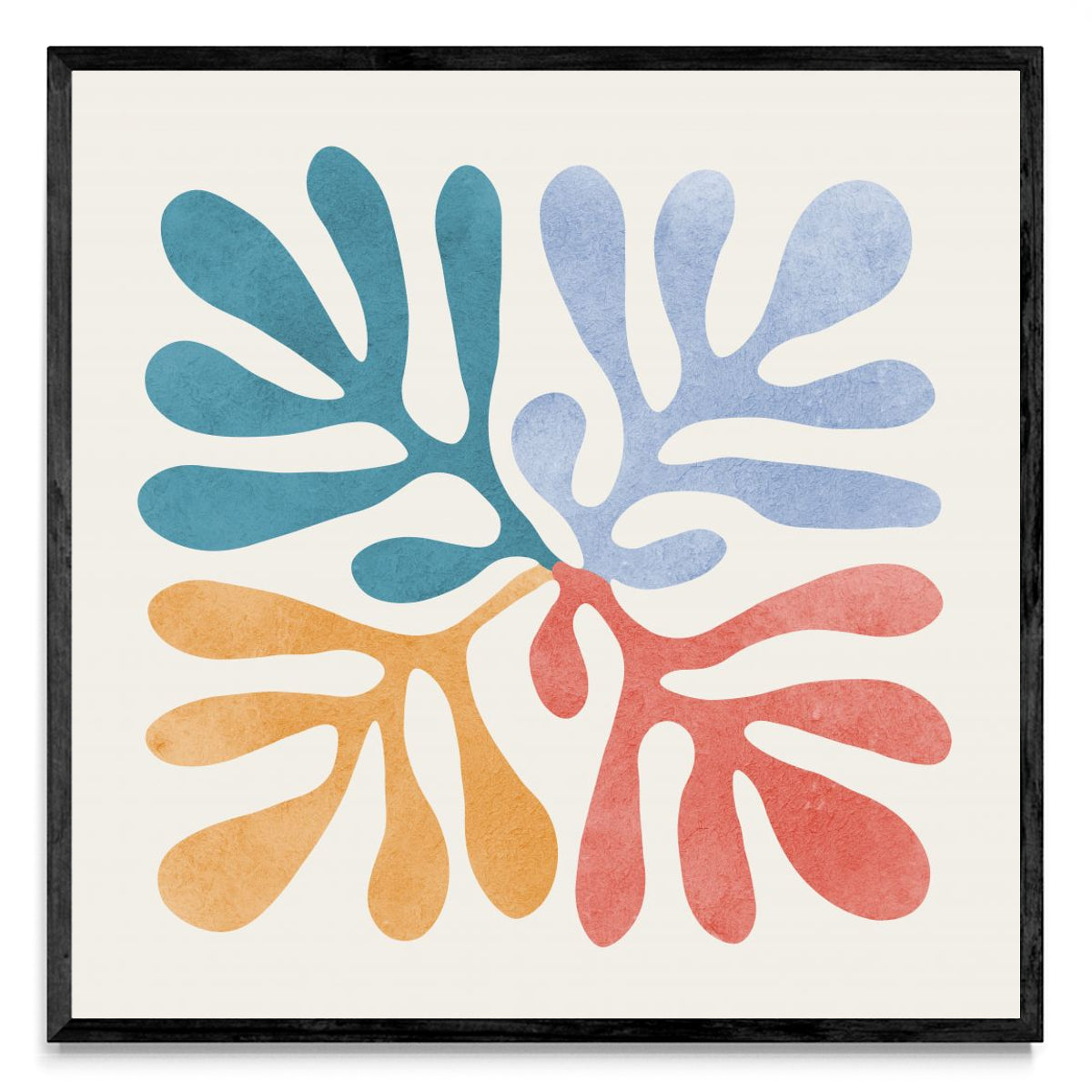 Flores matisse 7 - Cuadrado N