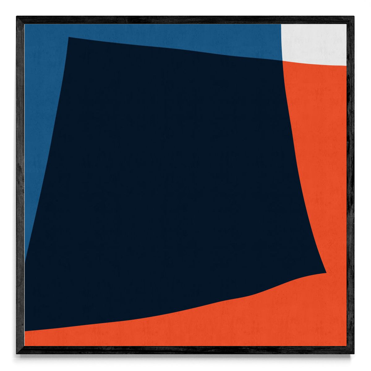 Azul y rojo 10 - Cuadrado N
