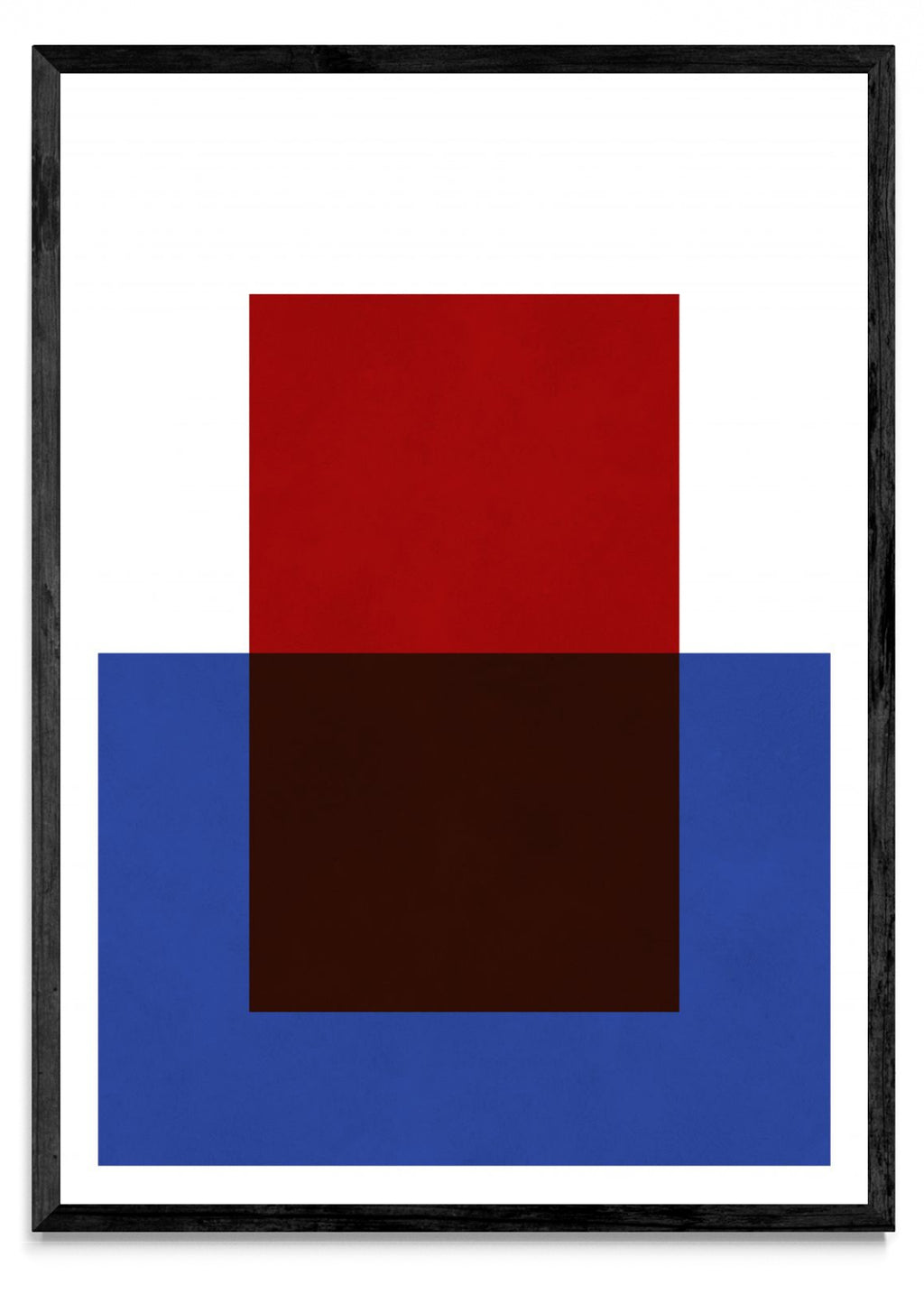 Rojo sobre azul 1 - Retrato N