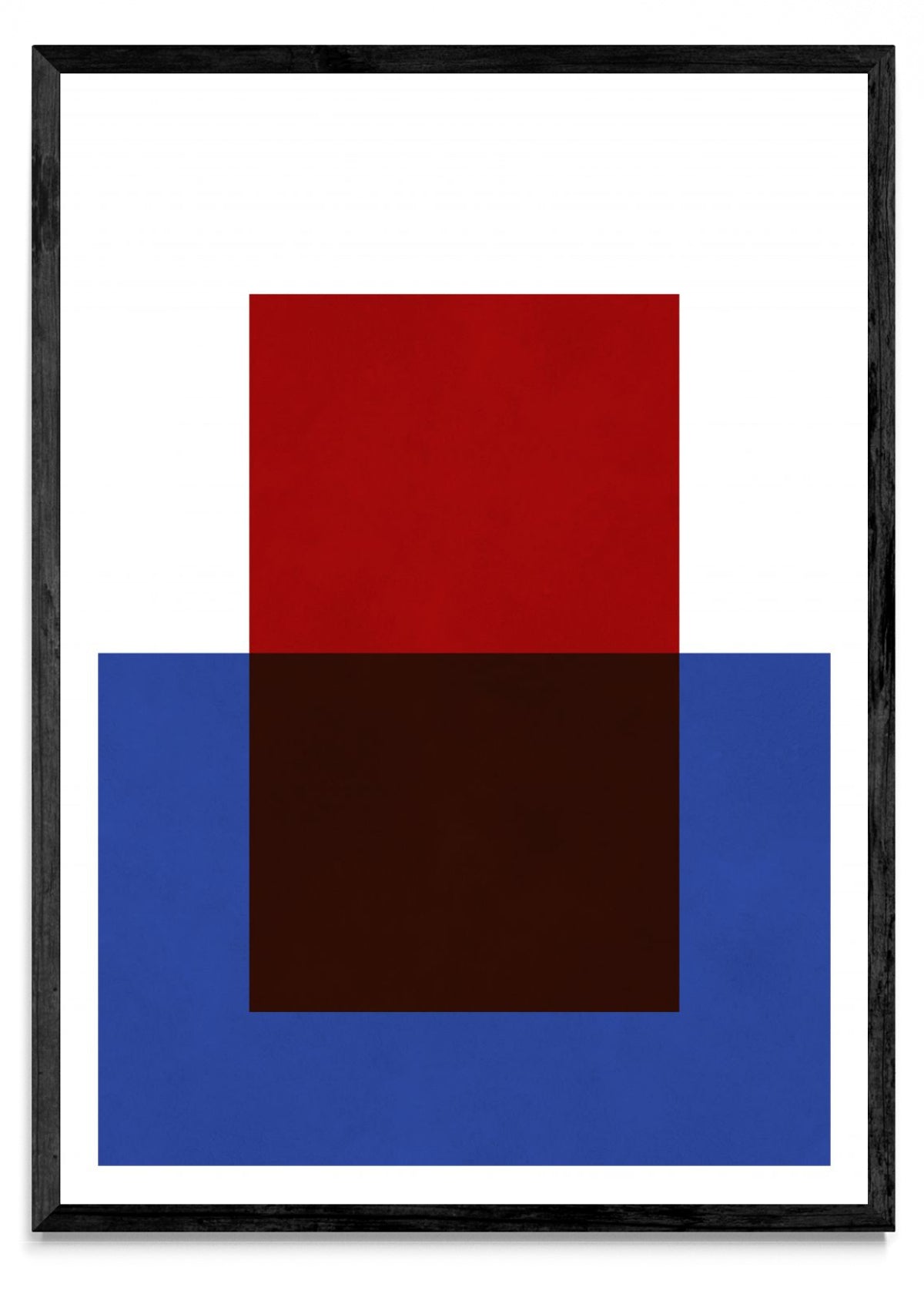 Rojo sobre azul 1 - Retrato N